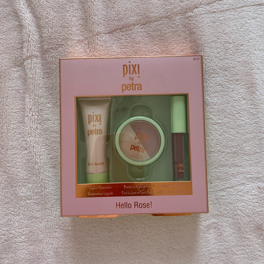 Pixi by Petra Hello Rose‎ illuminator highlighter blush lipstick